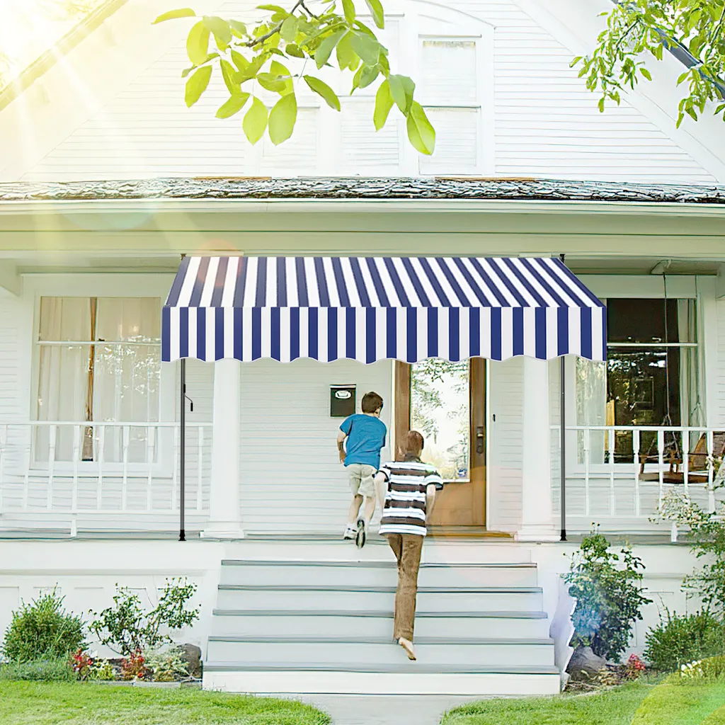 Jiubiaz Tenda Sole Balcone 1.5m | Resistente UV e Idrorepellente - 6