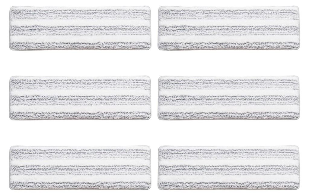 COSTWAY 6 Stück Wischmopp Ersatzbezug, Ersatz-Pads, Produktbild 