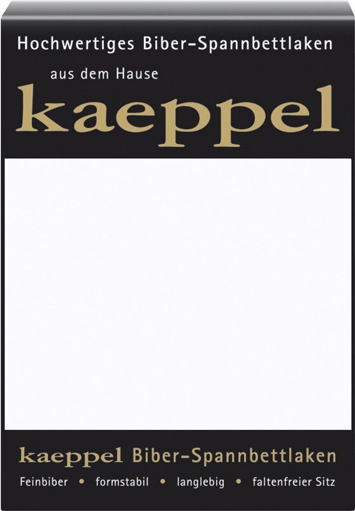 Kaeppel Biber Bettlaken Betttuch 100 x 200 cm Produktbild 