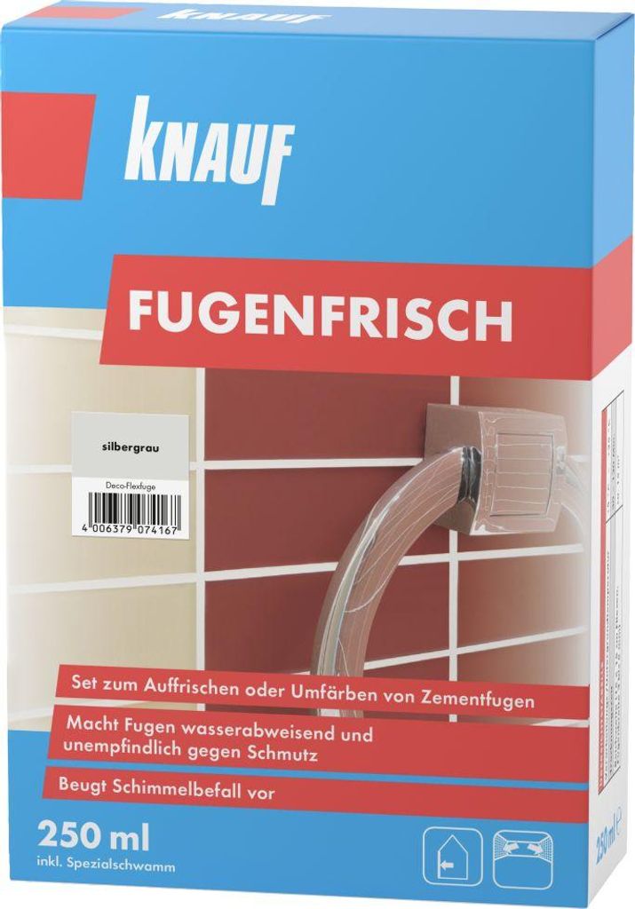Knauf Fugenfrisch silbergrau 250 ml Produktbild 