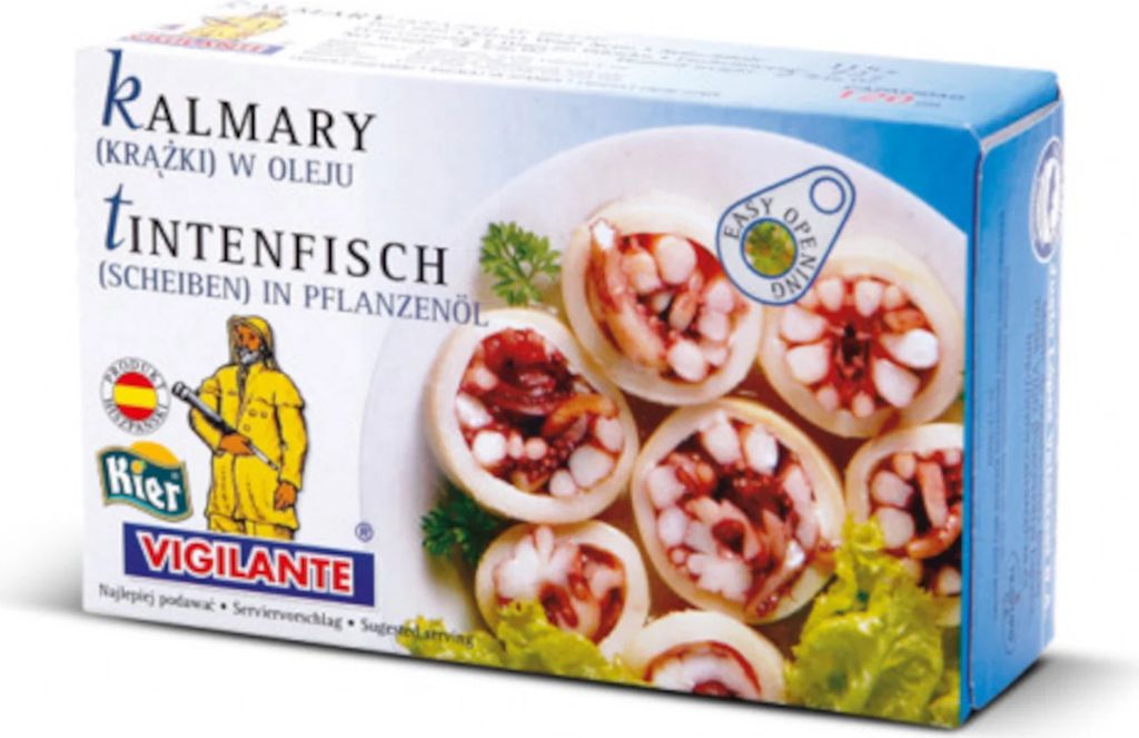 Tintenfischringe in Öl 115g Produktbild 