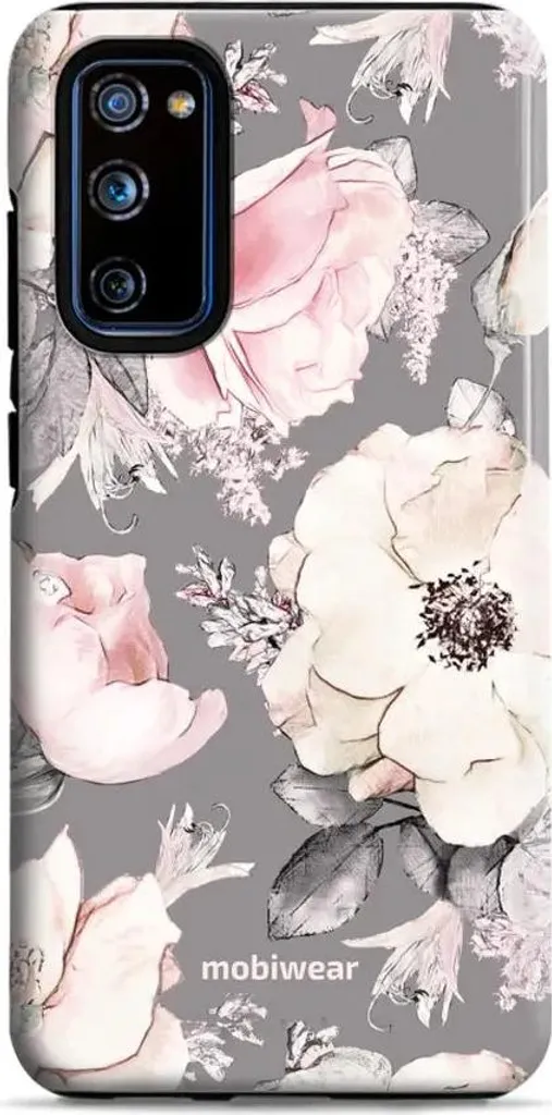 Mobiwear Elite Pro Galaxy S20 FE Cover Rosa Floreale - Accessorio Moda