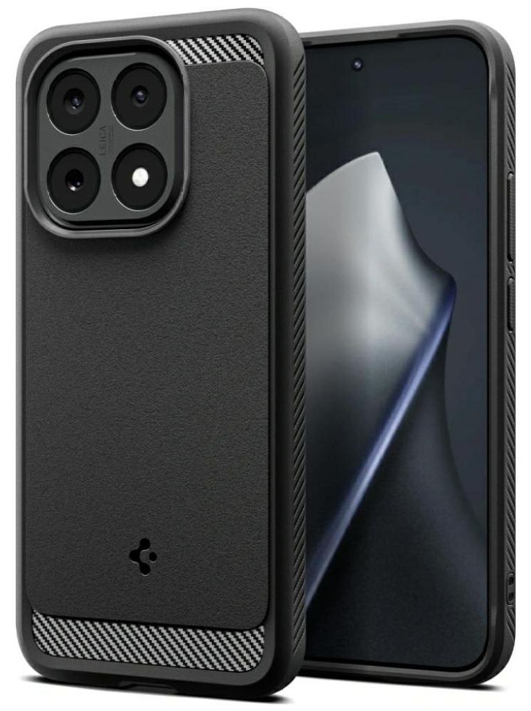 Spigen Rugged Armor, Cover, Xiaomi, 15T, 17,4 cm (6.83"), Schwarz