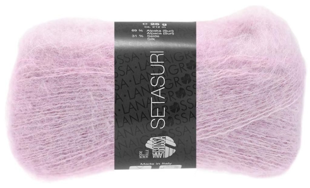 Lana Grossa - Setasuri 0047 geranienrosa Produktbild 