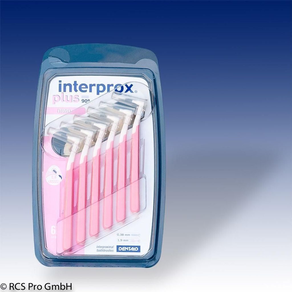 Interprox plus nano pink medzizubn kefka 6 ks Obrázok produktu 