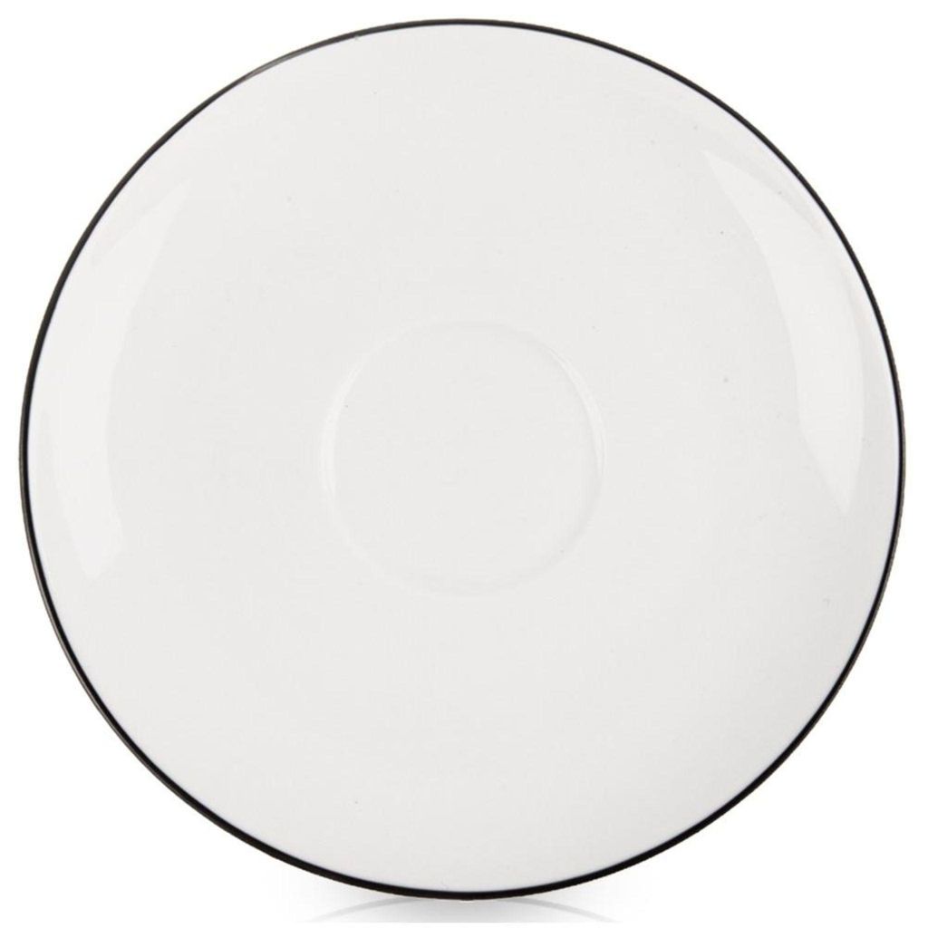 Orion | Untertasse - Teller - Porzellan - Weiß - Rund - 13 cm - Spülmaschinenfest - DECORA