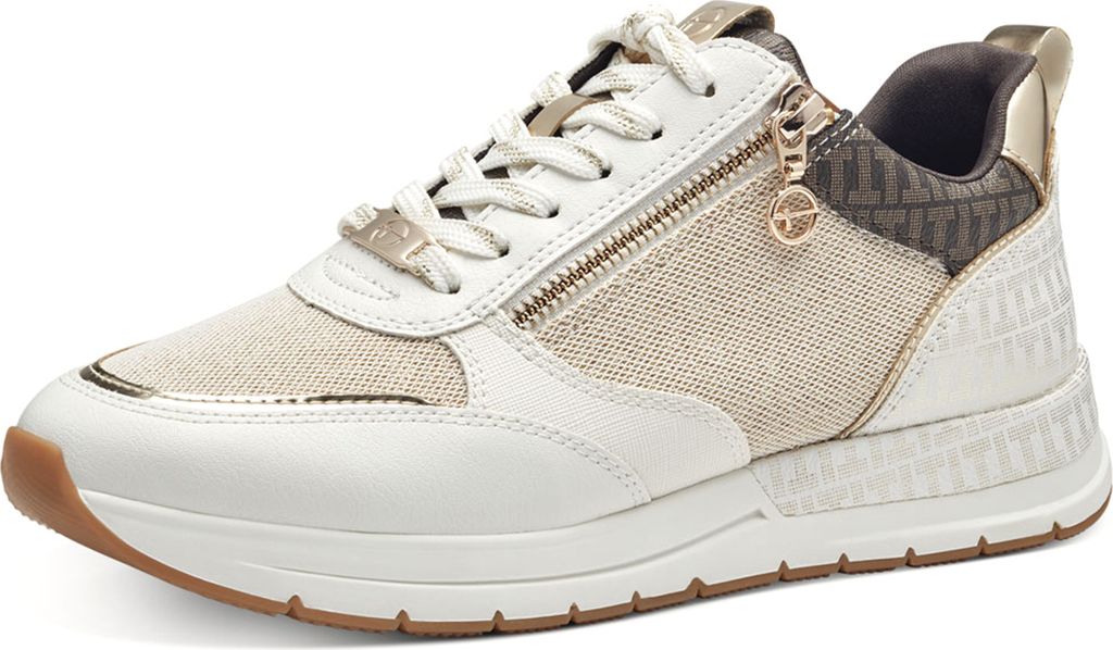 Tamaris Sporthalbschuhe Formsohle modisch in beige, Gr. 42