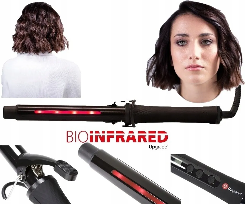 Fer à Friser Ug110E 25mm Infrarouge : Finis les Cheveux Secs et Cassants