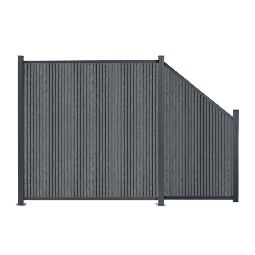 MinteChill WPC Gartenzaun, Sichtschutzzaun 273x185cm mit Produktbild 