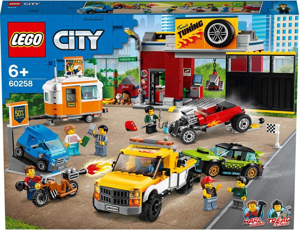 LEGO® 60258 LEGO® City 60258 Tuning-Werkstatt Bausatz Immagine del prodotto 