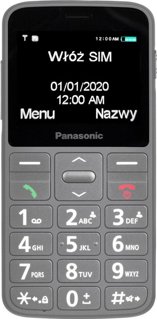 Panasonic KX-TU160EXG, Navýšku, Single SIM, 6,1 cm (2.4"), Obrázok produktu 