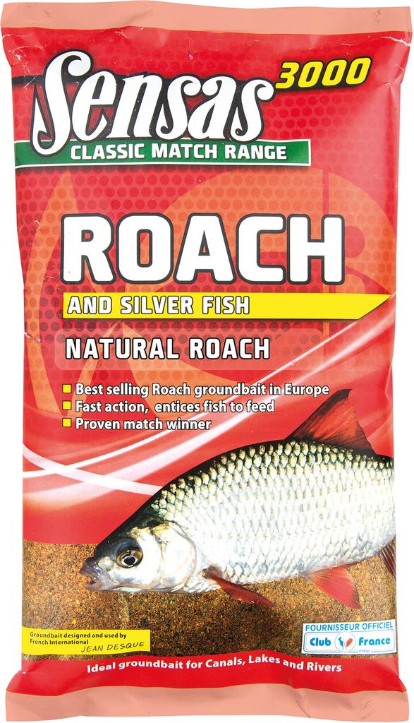 Sensas 3000 Grundfutter Roach (Natural Roach)