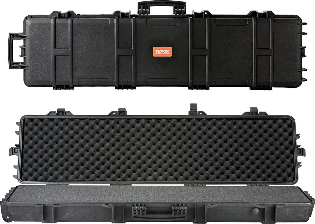 Mallette de transport rigide pour fusils et répliques airsoft noir