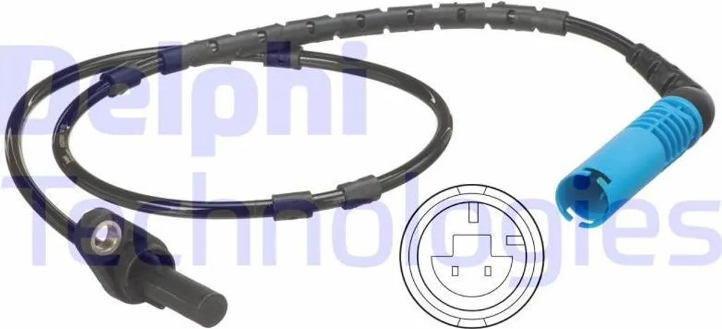 Sensore ABS Delphi SS20591 per BMW X3 E83 | Ricambio OE 34523405907