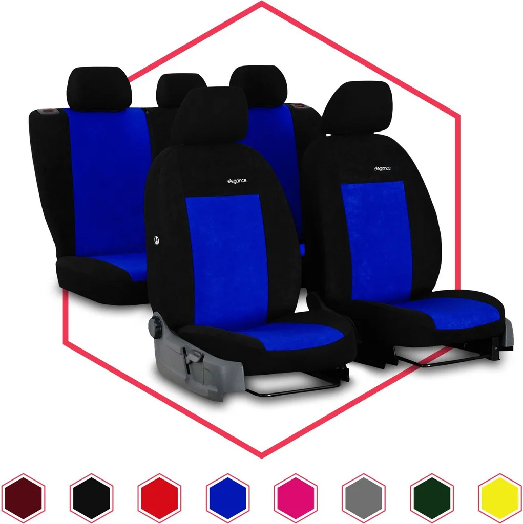 Coprisedili Auto Volkswagen Polo Classic Blue Set: Protezione Premium