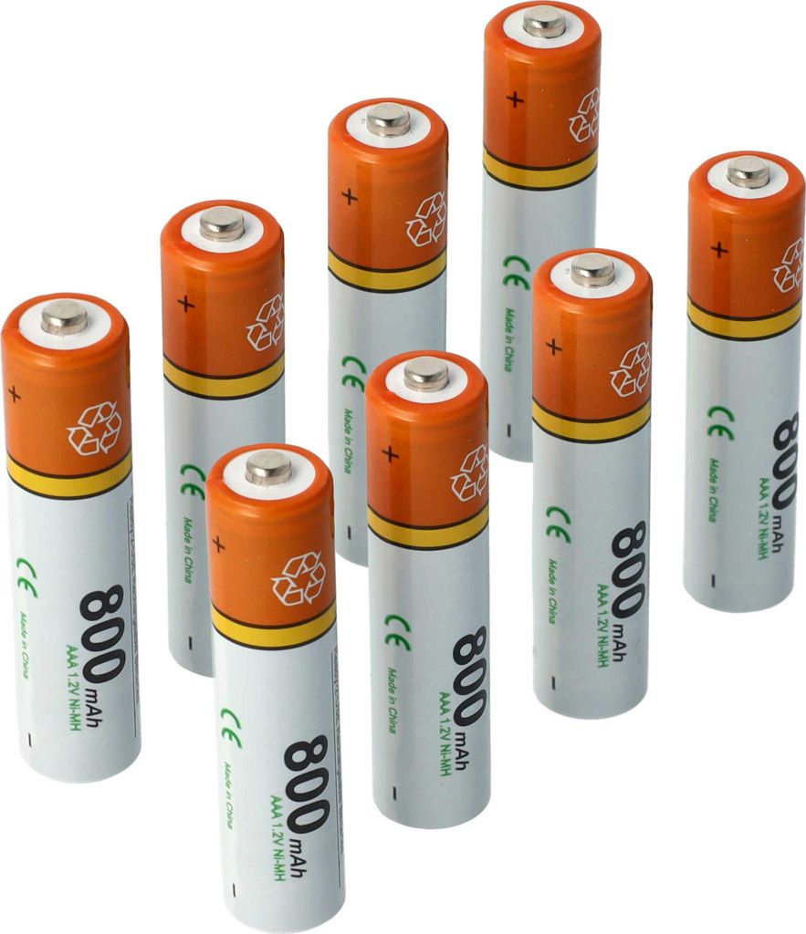 vhbw 8x AAA Micro Akku kompatibel mit Siemens Gigaset C455, Produktbild 