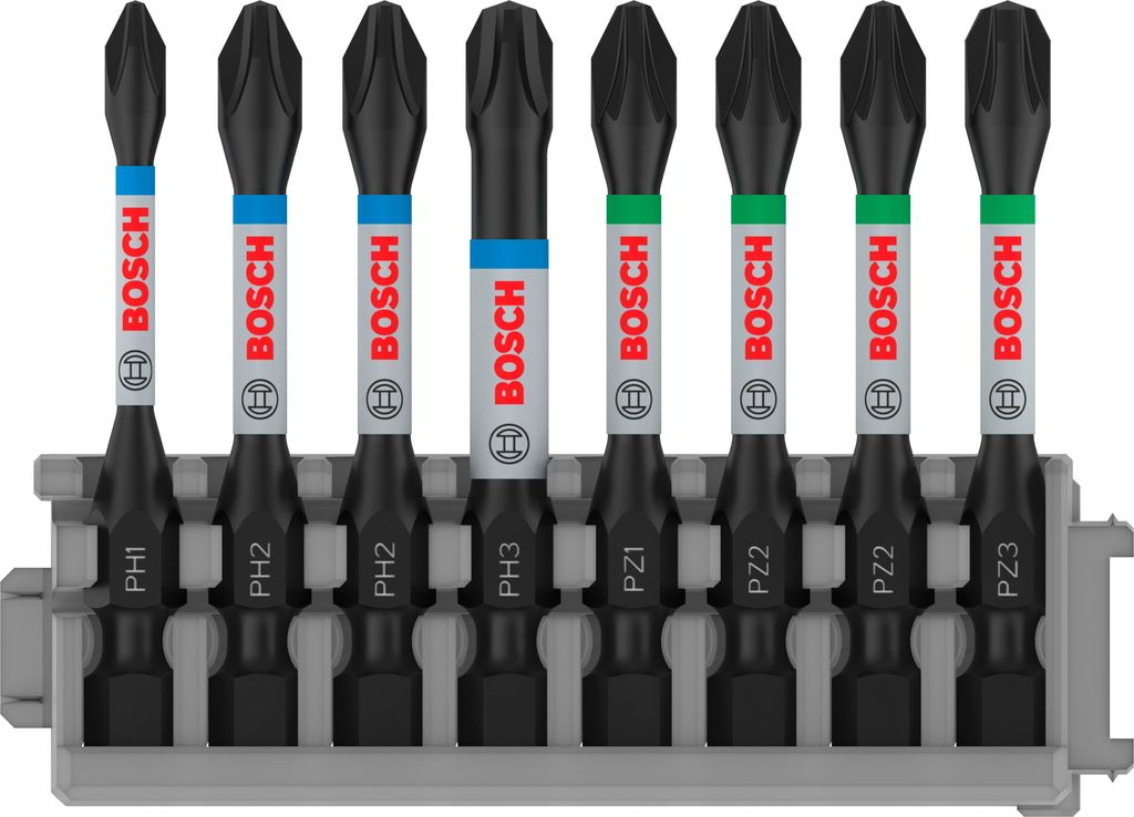 PRO Impact schroefbitset, PH1/PH2/PH3/PZ1/PZ2/PZ3, 55 mm, Productafbeelding 