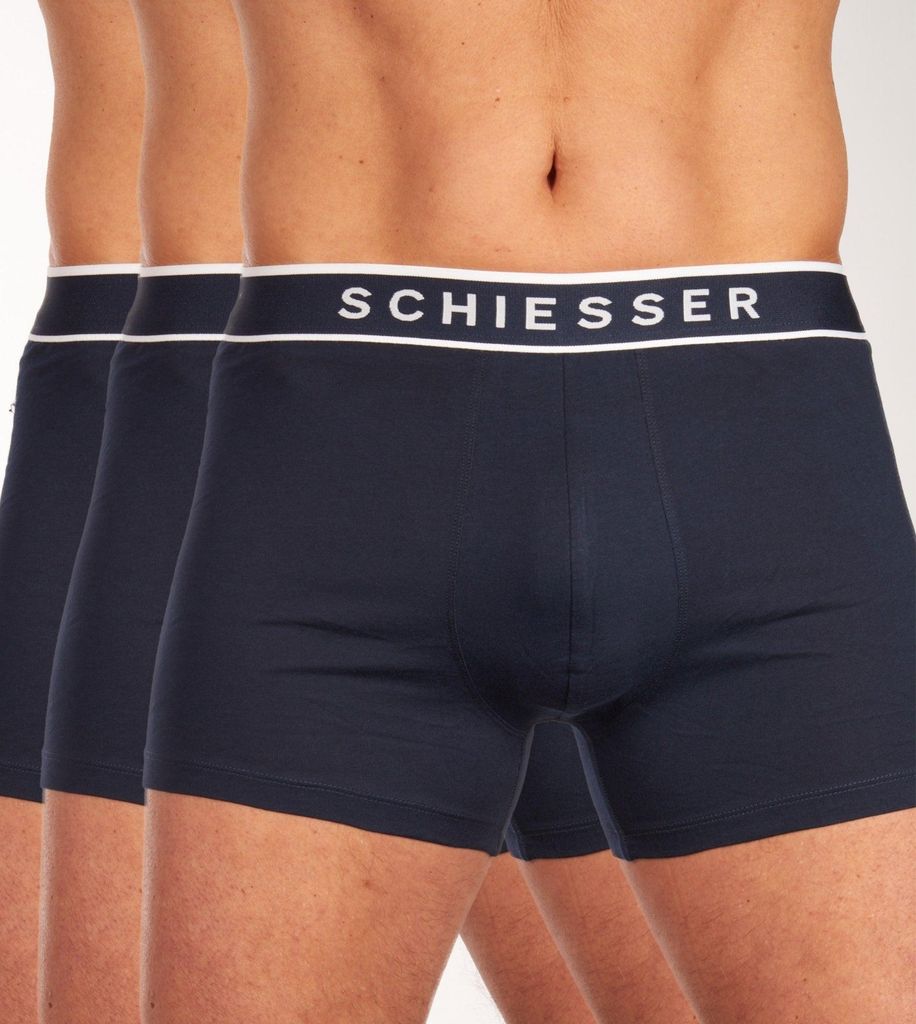 Schiesser boxer lot de 3 95/5 organic Coton boxer briefs Image du produit 