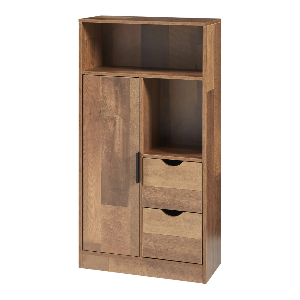 Armoire de salle de bain Namsskogan 100x50x25cm imitation noyer chic