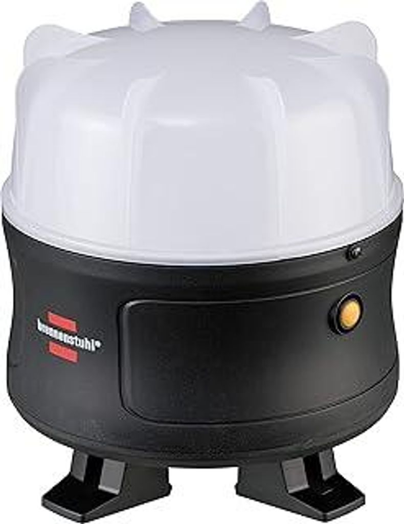 Brennenstuhl Mobiler 360° LED Akku Strahler, Baustrahler 30W (Arbeitsleuchte 3000lm, mit Li-lon Akku, max. Leuchtdauer 12h, Bauscheinwerfer für a...