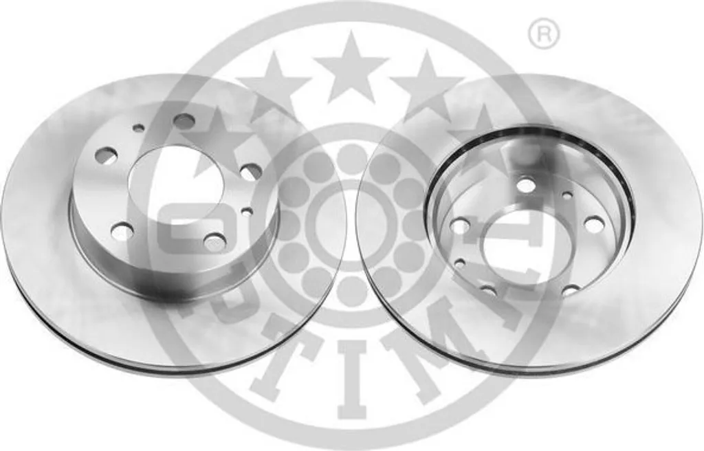 Paire de Disques de Frein Avant Ventilés pour FIAT Ducato 250 et 290