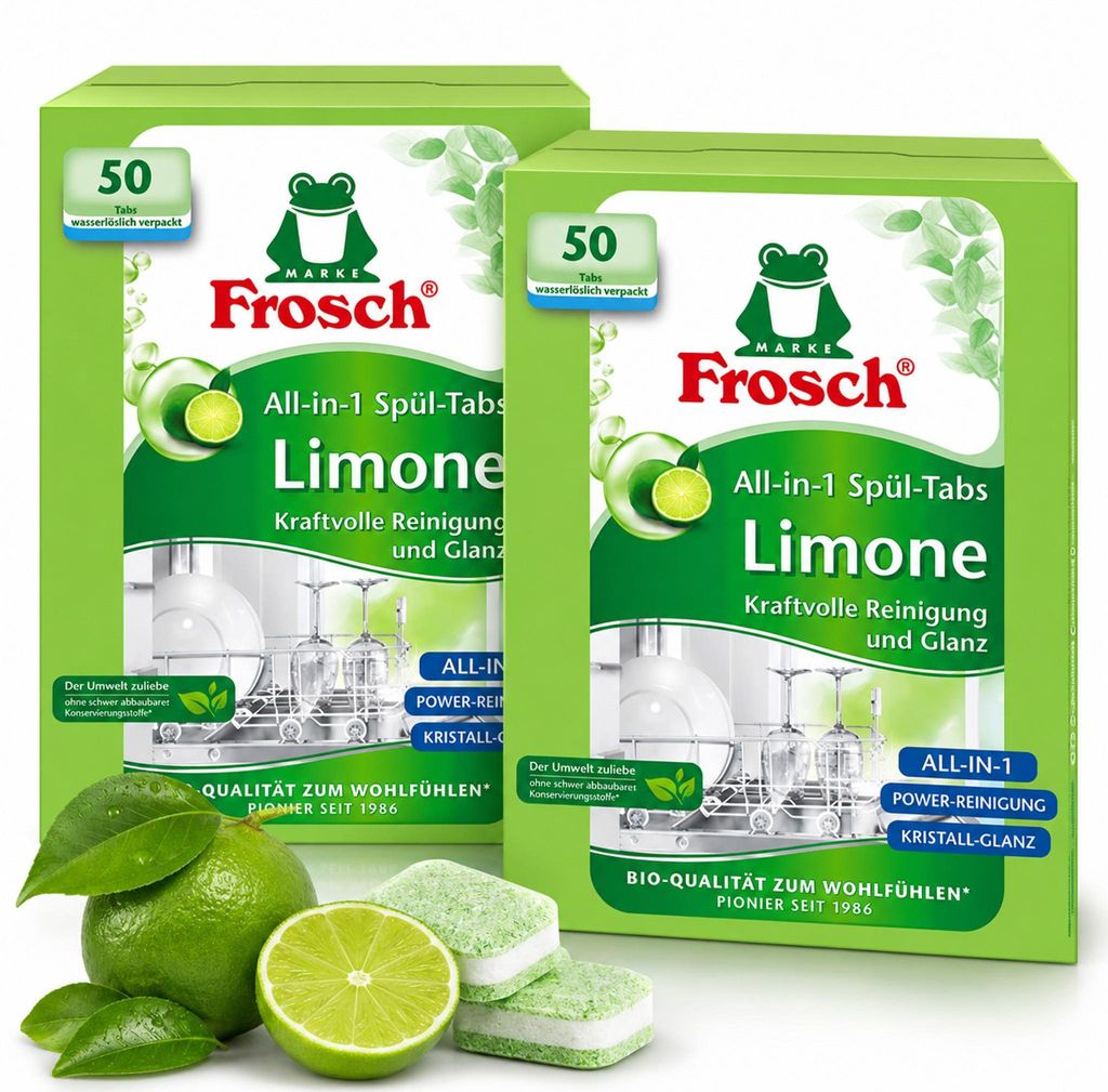 Tablettes pour lave-vaisselle Gescgirrspul-Tabs Limone, 50 Image du produit 