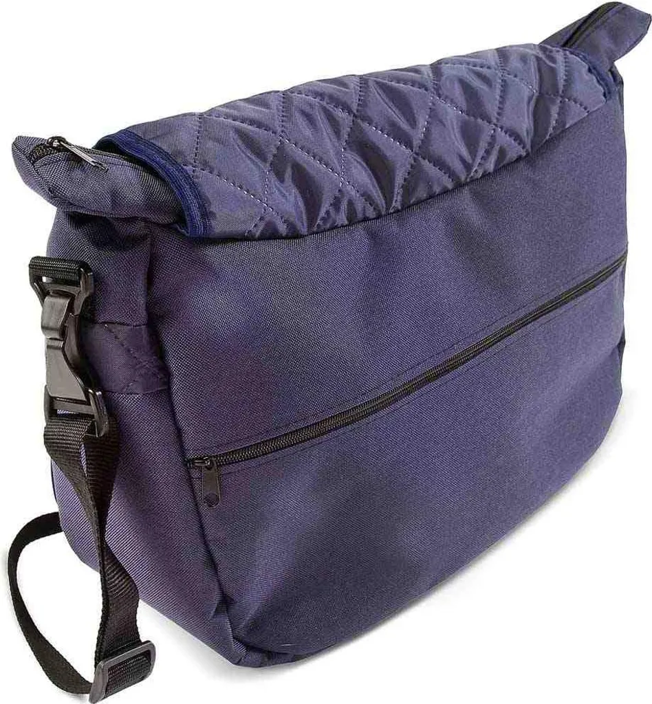 Sac de Poussette Noir Matelassé avec Fixation Universelle et Robuste - 5