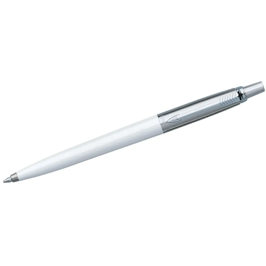 Stylo Parker Jotter Blanc S0946000 avec mécanisme à clic robuste M