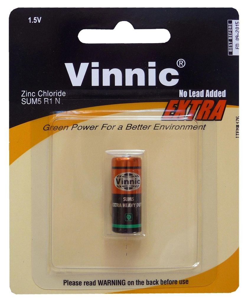 1x VINNIC / LADY / LR1 /SUM5/ R1 Extra Heavy Duty 1,5v Produktbild 