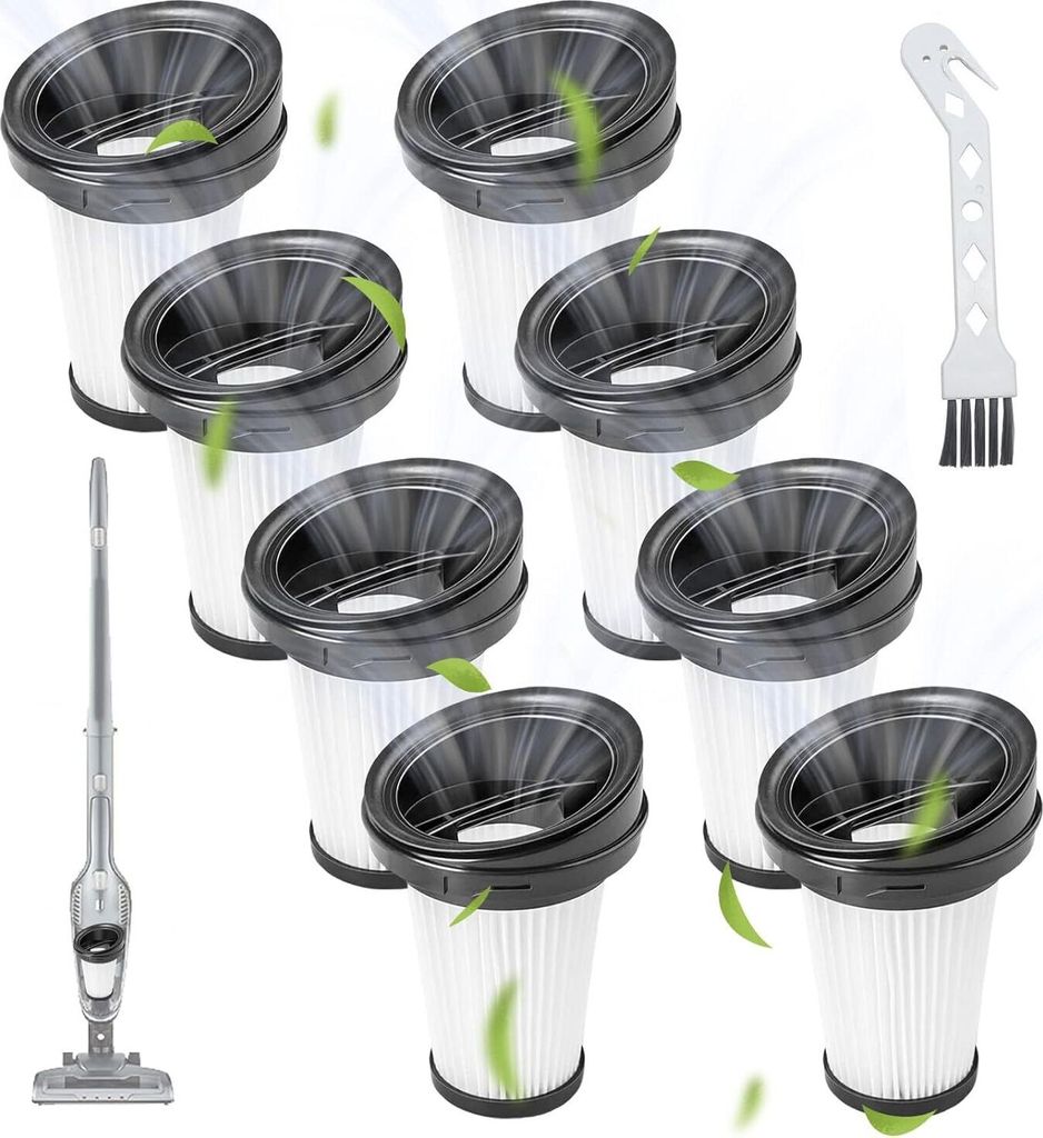 8 Stück VCH9632 Filter für Grundig VCH9629 VCH9630 VCH9631 VCH9632 VCH9832 VCH9829 Handstaubsauger Filter Hepa Filter Ersatzfilter Ersatzteile Us...