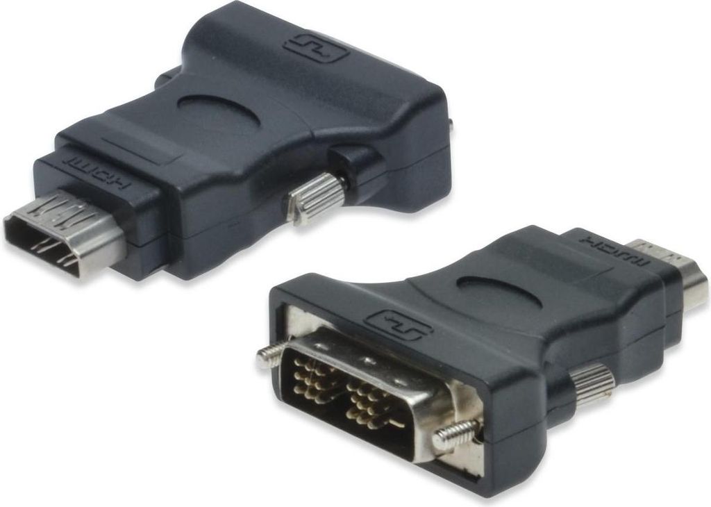 DIGITUS DVI-Adapter DVI - HDMI A schwarz