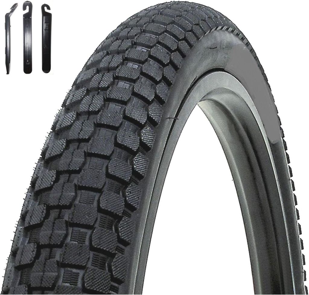 Kenda K-905 Nero Kenda K-905 Pneumatico Bicicletta 20 X 2,35 Pollici - Copertone Nero 58-406 Per City Bike E Mountain Bike Copertone 20 X 1.95