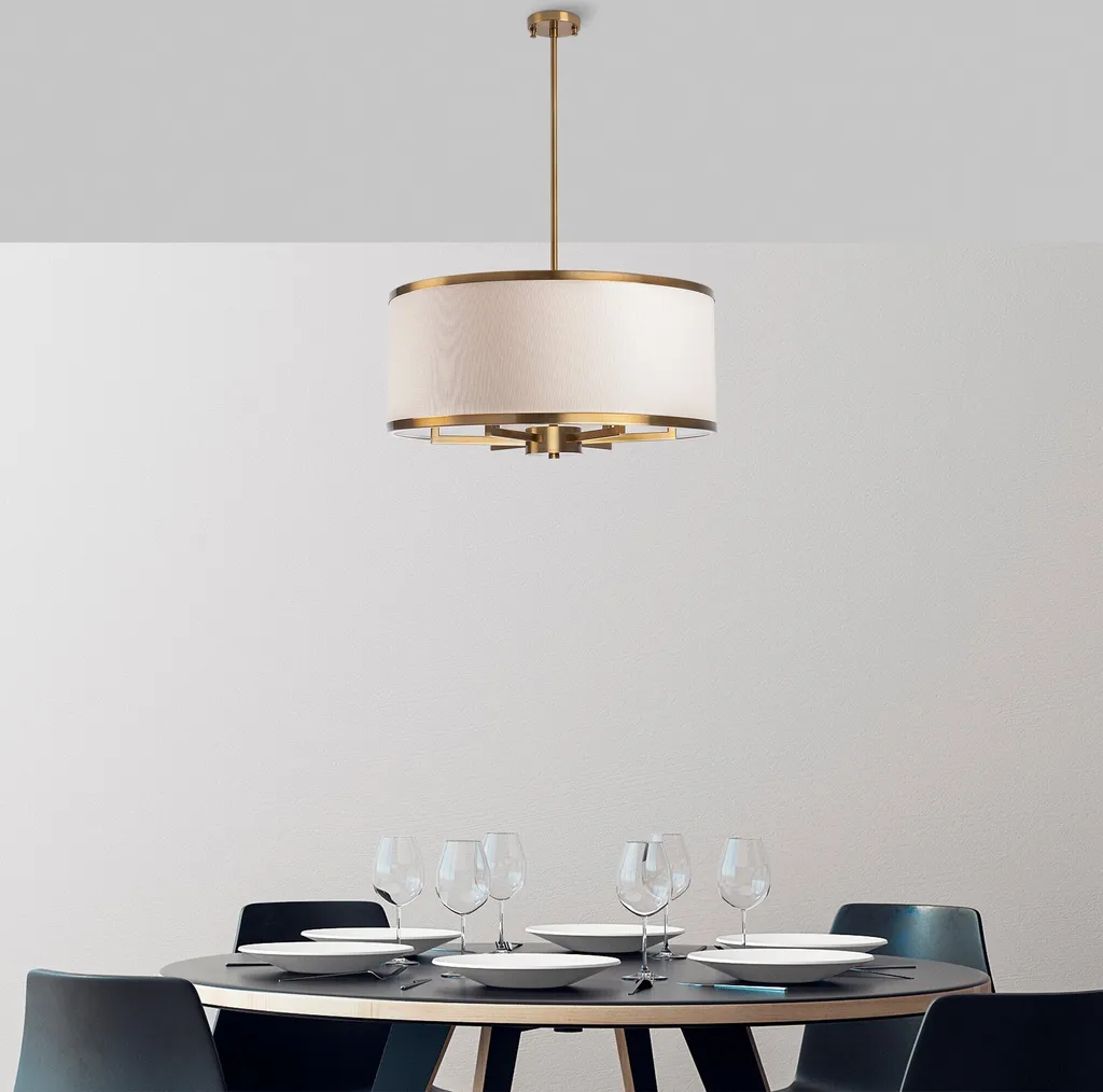 Lustre Millésime en Métal de 60 cm - Éclairage Design Haute Qualité