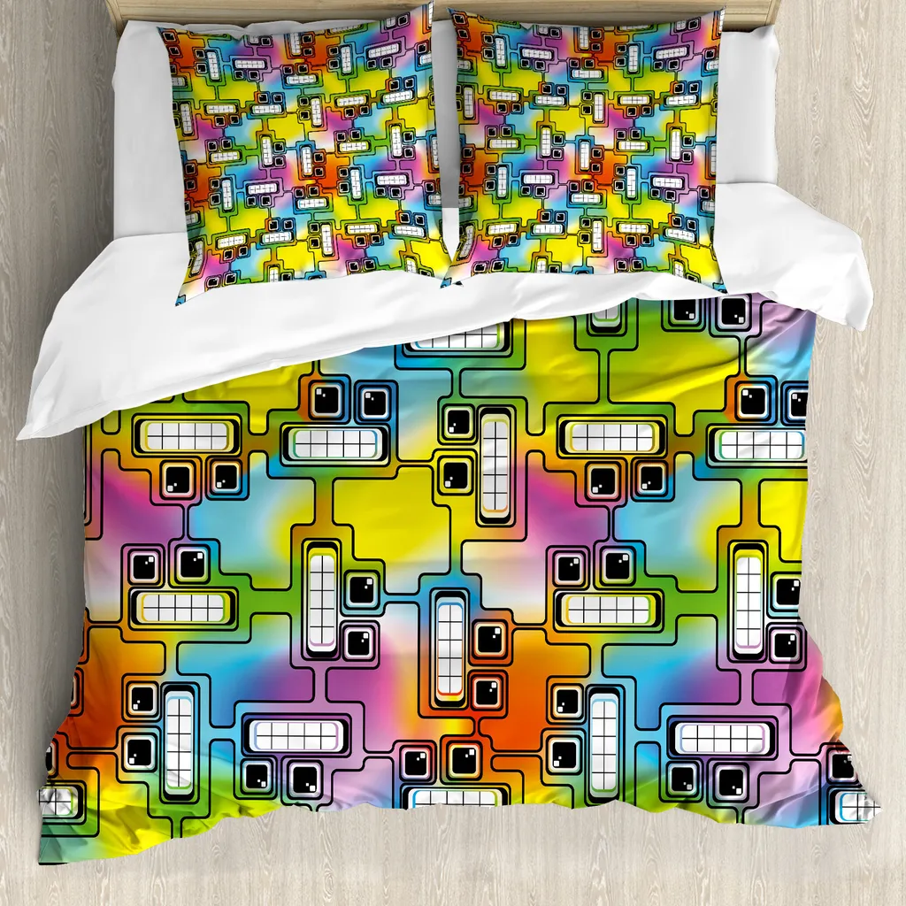 Copripiumino ABAKUHAUS 155x220: Divertimento e Protezione Antiacaro