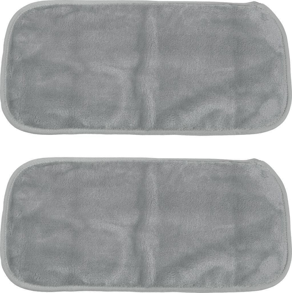 2Stk. Makeup Entferner Reinigungstuch waschbar 16"x8" grau