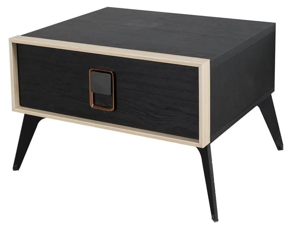 Table de nuit en bois compacte pour ranger les livres d'enfants