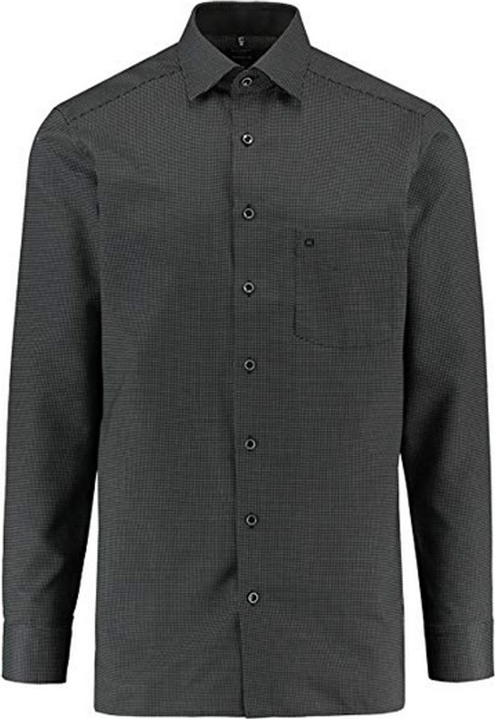 OLYMP Herren Hemd Modern Fit Langarm Schwarz (15) 47 Produktbild 