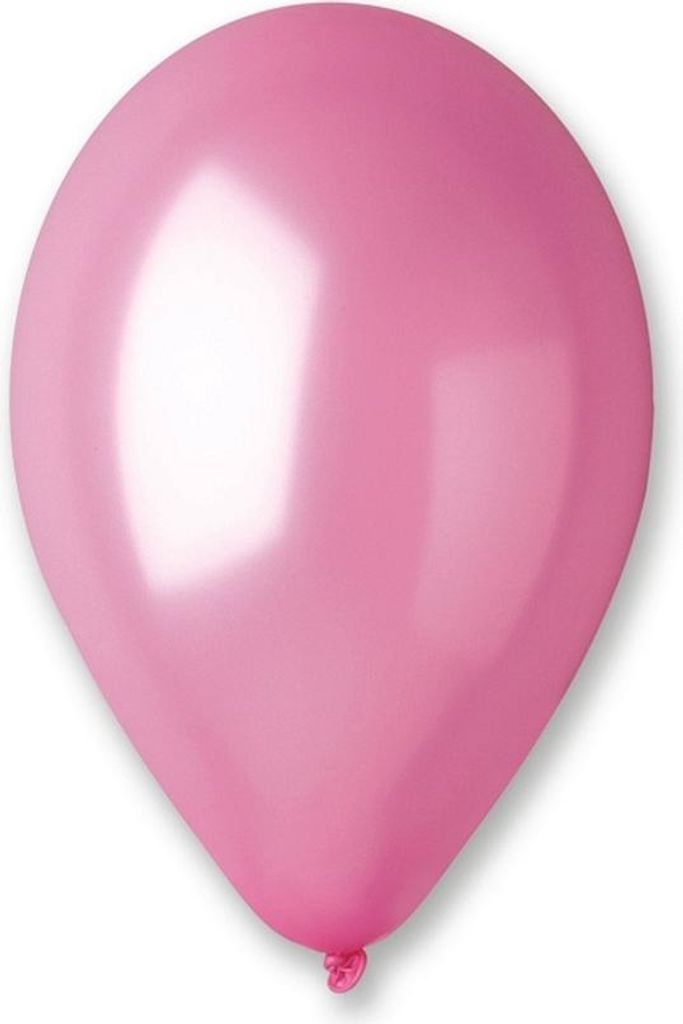 Metallic-Ballons, rosa, 33 cm, 50 Stück – Godan Produktbild 