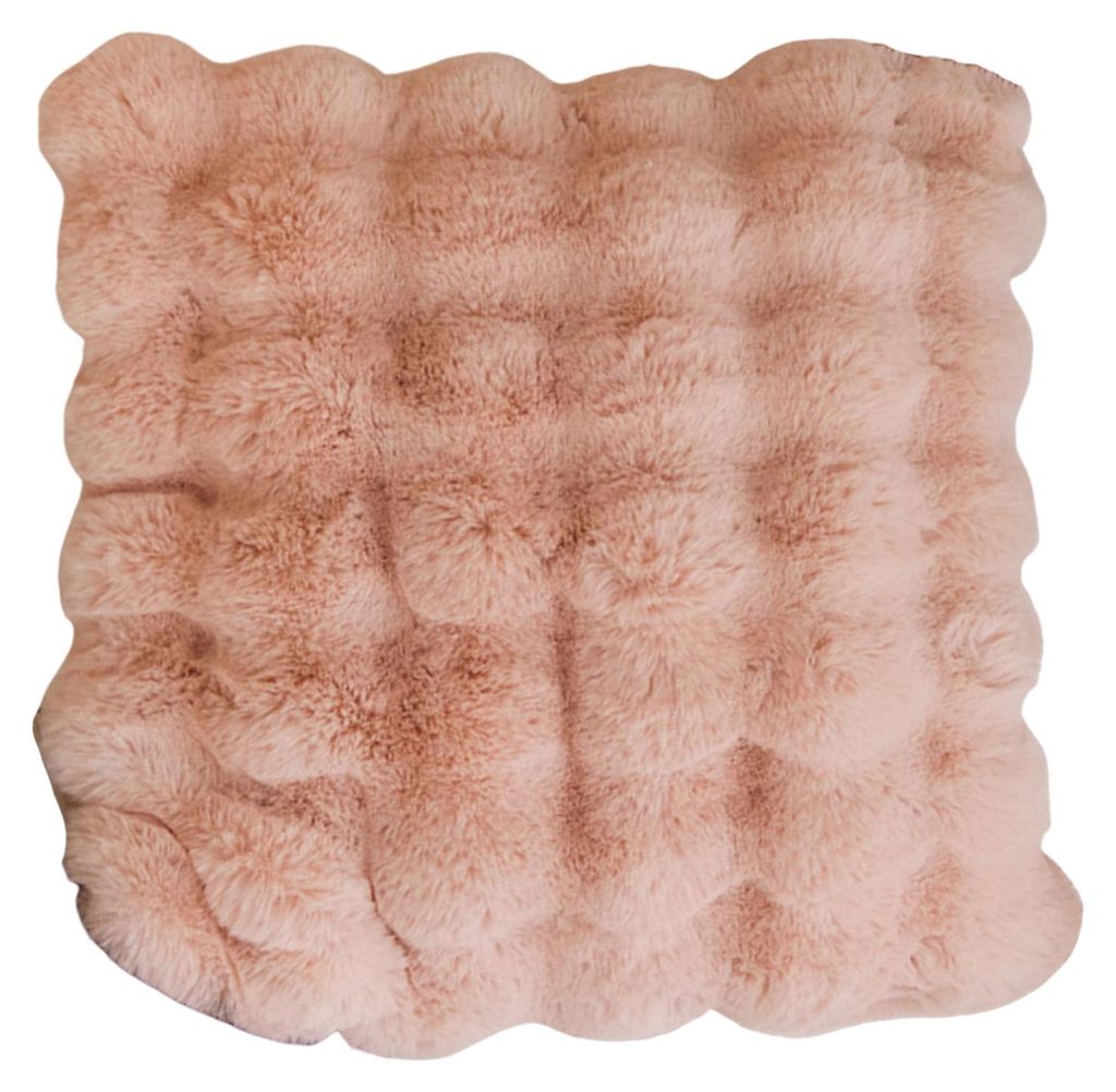 Samtdecke, ultraweicher Mikrofaser-Kissenbezug aus Kunstfell, doppelseitig, flauschig, komfortabel, einfarbig, superwarm, ideal für Sofa, Bett, B...