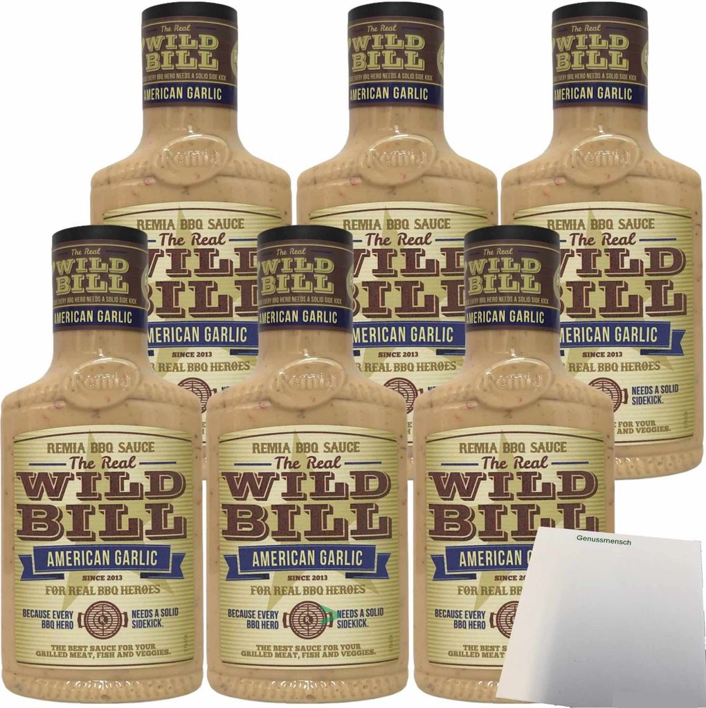 REMIA Wild Bill American Garlic Sauce Knoblauch Grillsauce