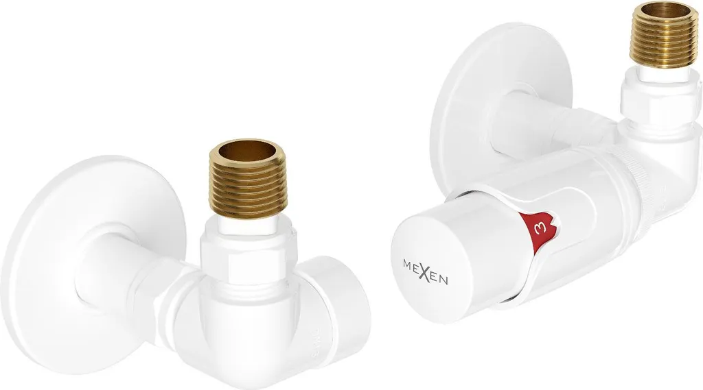 Mexen G00 Set Termostatico Assiale Bianco W903-900-904-20 | Miglior Prezzo