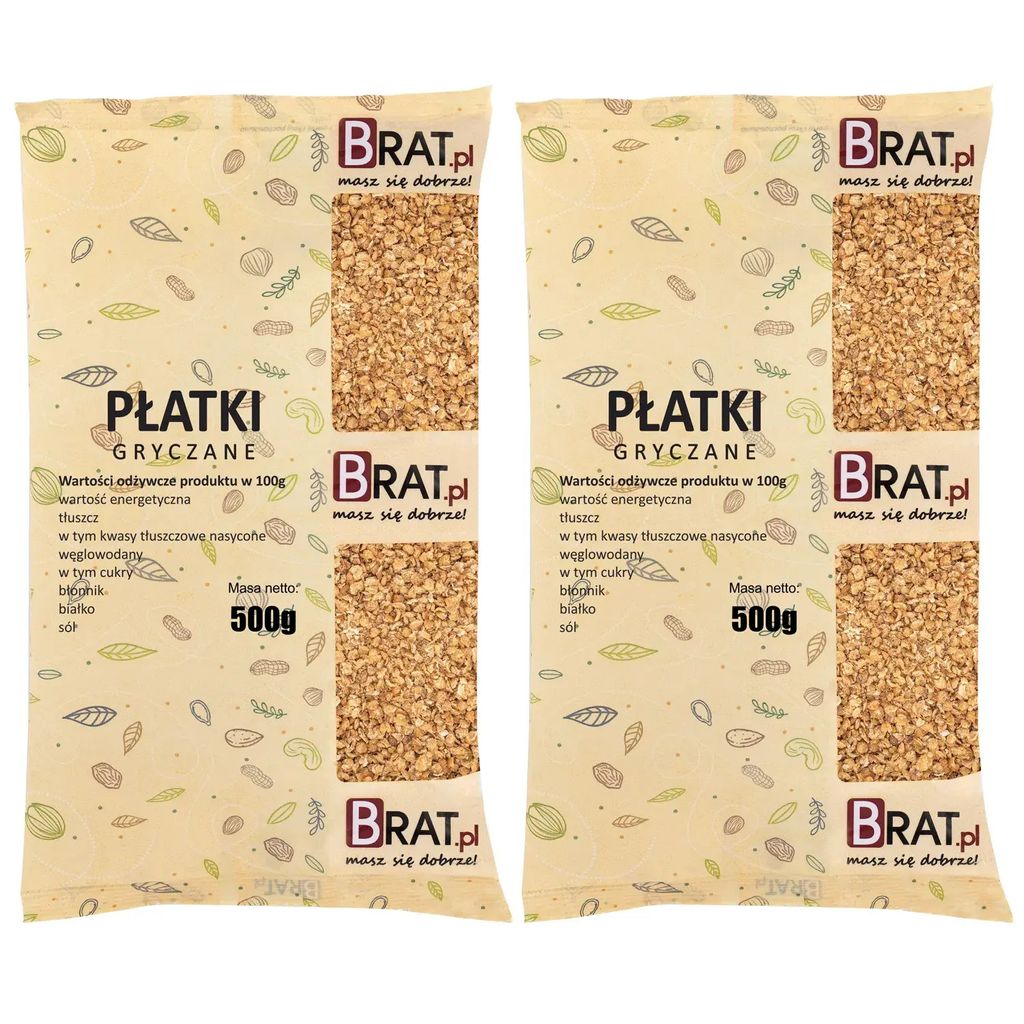 Buchweizenflocken 1kg (2x500g)