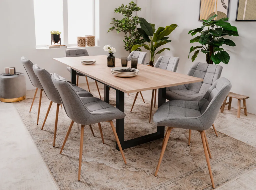 Table de séjour extensible DENVER pour repas de famille et réception - 11