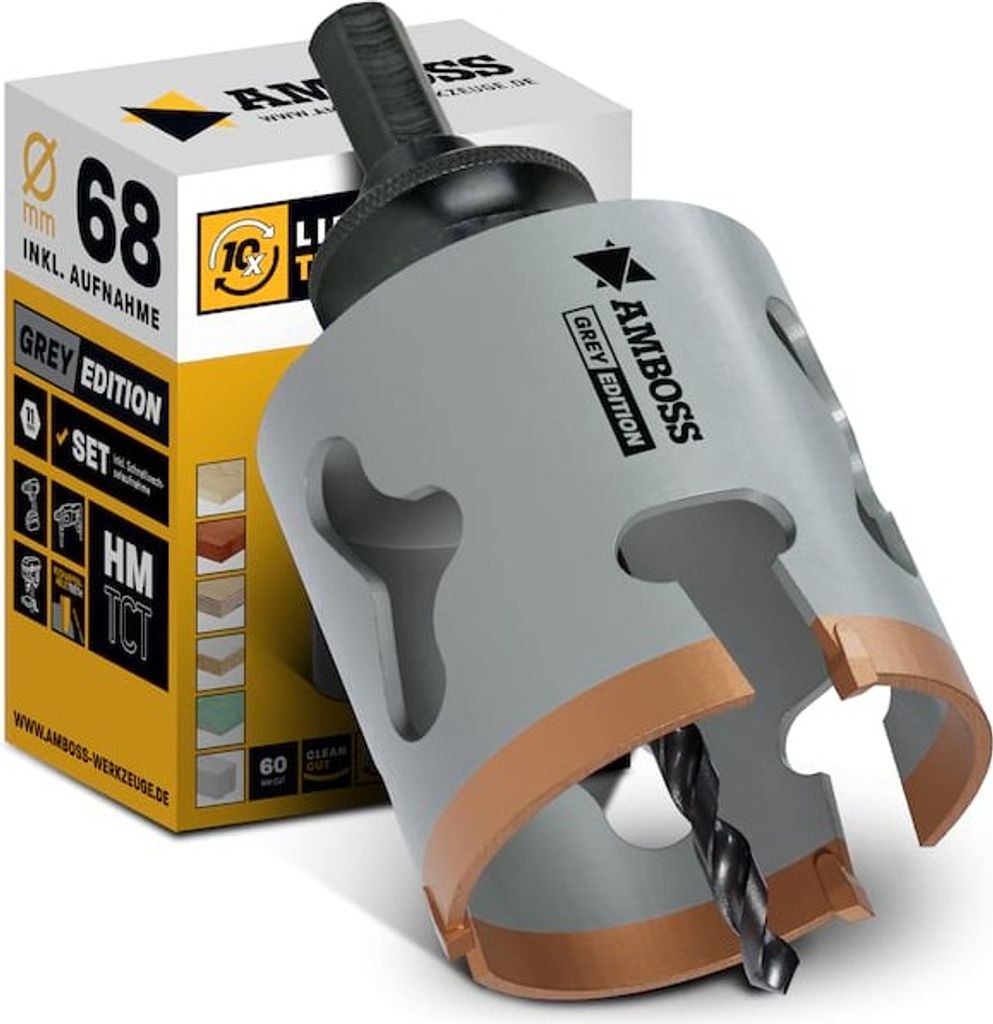 Amboss HM Lochsäge 68 mm (inkl. 6-kant Standard-Aufnahme) Produktbild 