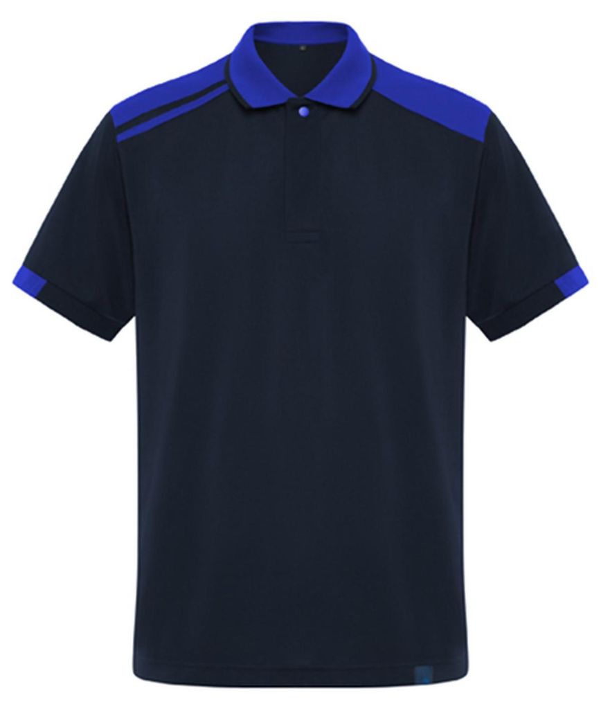 Roly Workwear PO8410 | Poloshirt Samurai S bis 3XL - Farbe: Navy Blue 55/Royal Blue 05 - Größe: 3XL