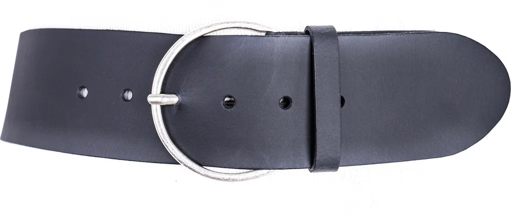 Vanzetti Hollywood Boulevard 60mm: Cintura Donna in Pelle Nera W85