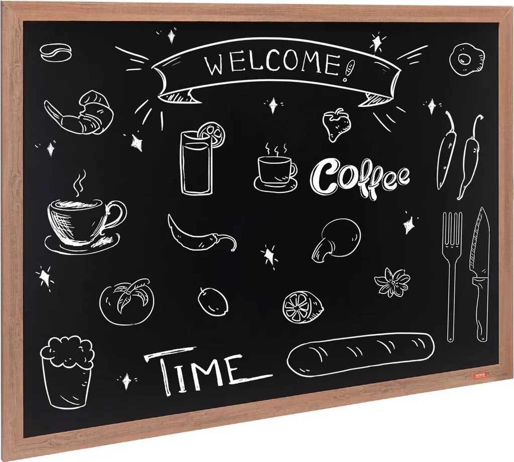 Tableau magnétique mural pour organiser votre maison style vintage bois