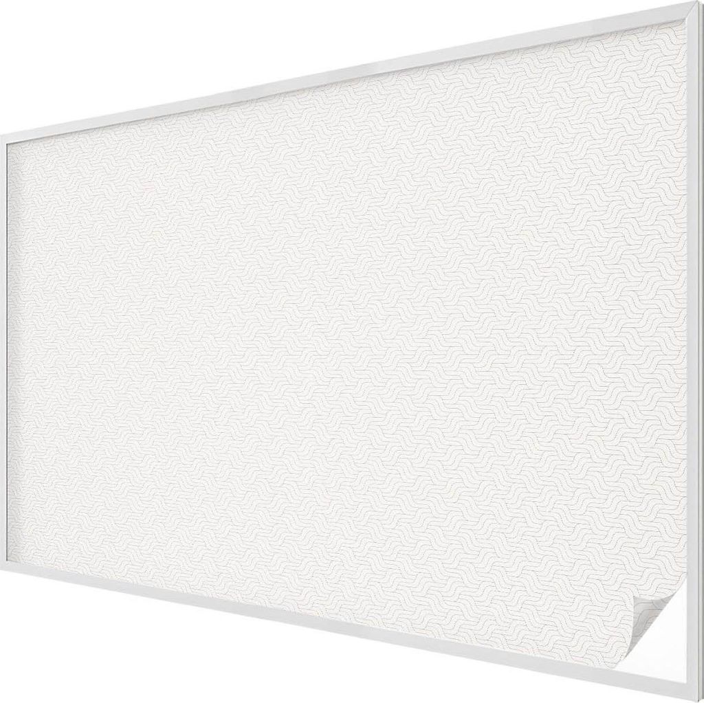 Buntglas Fensterfolie – 146x200 cm – Stained-Glass Design – blickdichte dekorative Sichtschutzfolie – selbstklebend, UV-Schutz – Wellenli...