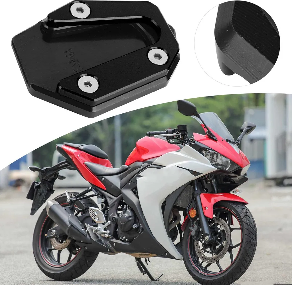 Accessorio Cavalletto Yamaha YZF R3 MT-03 CNC Alluminio Anodizzato - 2