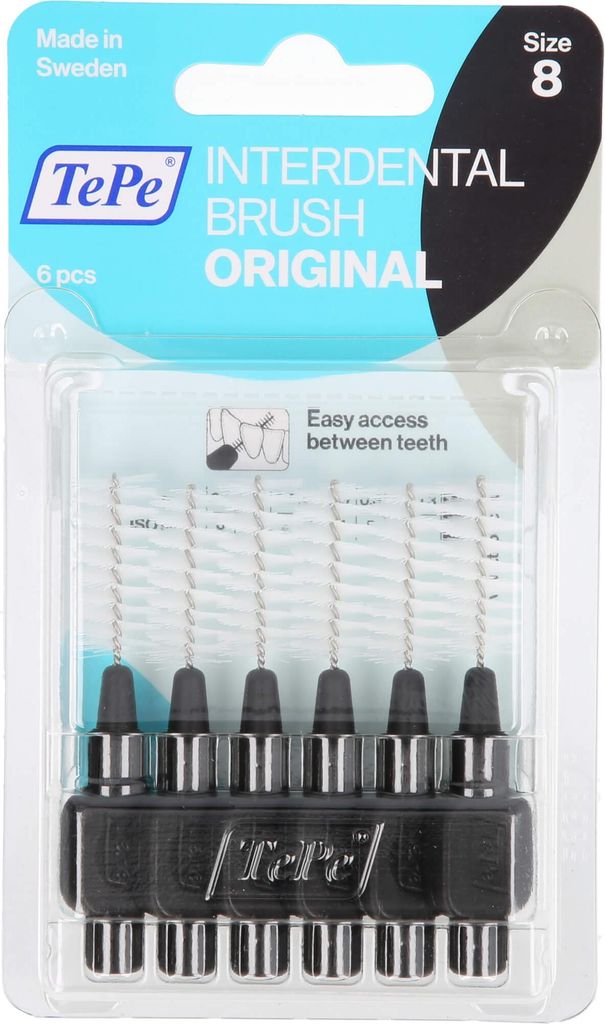 TePe ID Bürste Schwarz 1,5mm, 5 St. Interdentalbürsten Produktbild 